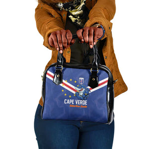 Cape Verde Football Shoulder Handbag Tubaroes Azuis Make History - African Pride