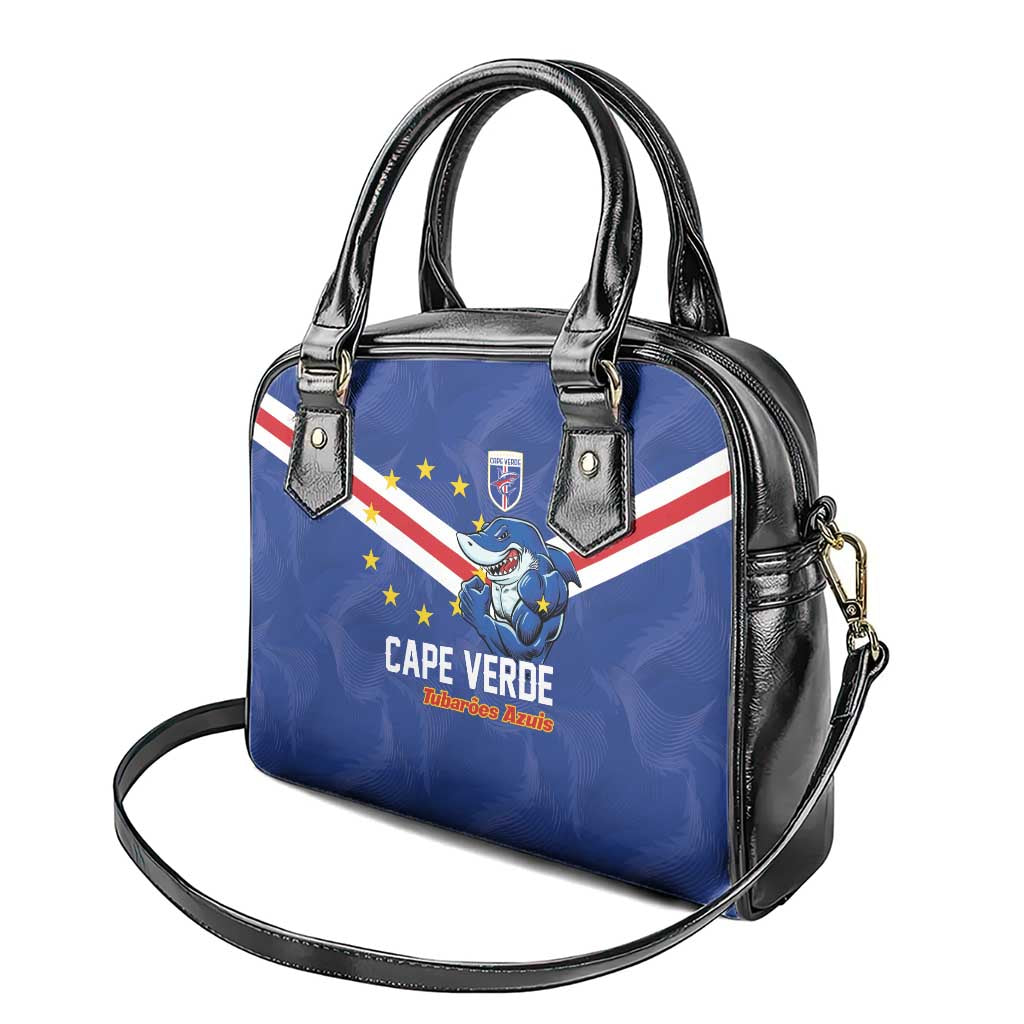 Cape Verde Football Shoulder Handbag Tubaroes Azuis Make History - African Pride