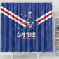 Cape Verde Football Shower Curtain Tubaroes Azuis Make History - African Pride