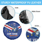 Cape Verde Football Spare Tire Cover Tubaroes Azuis Make History - African Pride
