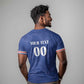 Custom Cape Verde Football T shirt Tubaroes Azuis Make History - African Pride
