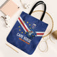 Cape Verde Football Tote Bag Tubaroes Azuis Make History