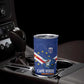 Custom Cape Verde Football Tumbler Cup Tubaroes Azuis Make History - African Pride