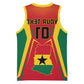 Support the Black Stars - Ghana Football Basketball Jersey - African Pride
