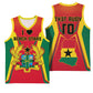 Support the Black Stars - Ghana Football Basketball Jersey - African Pride