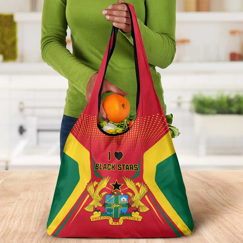 Support the Black Stars - Ghana Football Grocery Bag