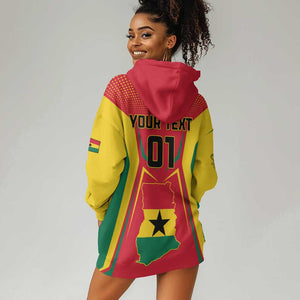 Support the Black Stars - Ghana Football Hoodie Dress