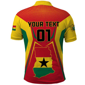 Support the Black Stars - Ghana Football Polo Shirt