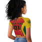 Support the Black Stars - Ghana Football Raglan Cropped T shirt
