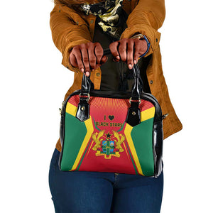 Support the Black Stars - Ghana Football Shoulder Handbag