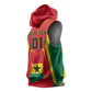 Support the Black Stars - Ghana Football Sleeveless Hoodie - African Pride