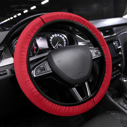 Support the Black Stars - Ghana Football Steering Wheel Cover