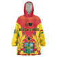 Support the Black Stars - Ghana Football Wearable Blanket Hoodie