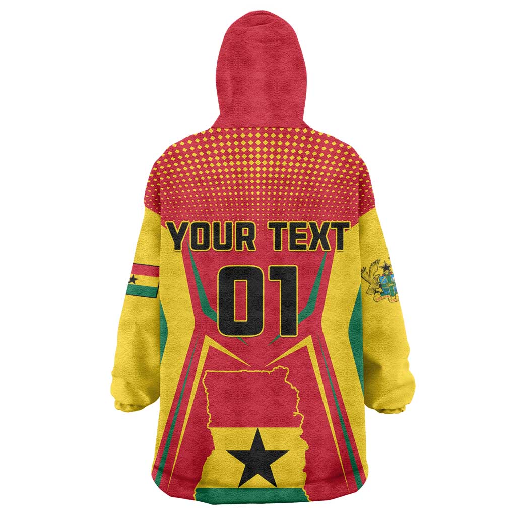 Support the Black Stars - Ghana Football Wearable Blanket Hoodie