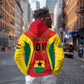 Support the Black Stars - Ghana Football Zip Hoodie