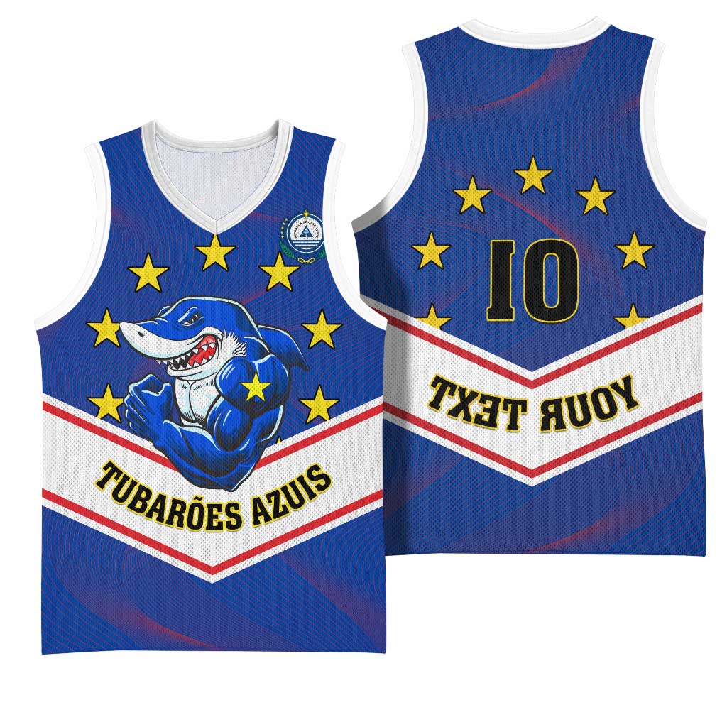Support the Tubaroes Azuis - Cape Verde Football Basketball Jersey - African Pride