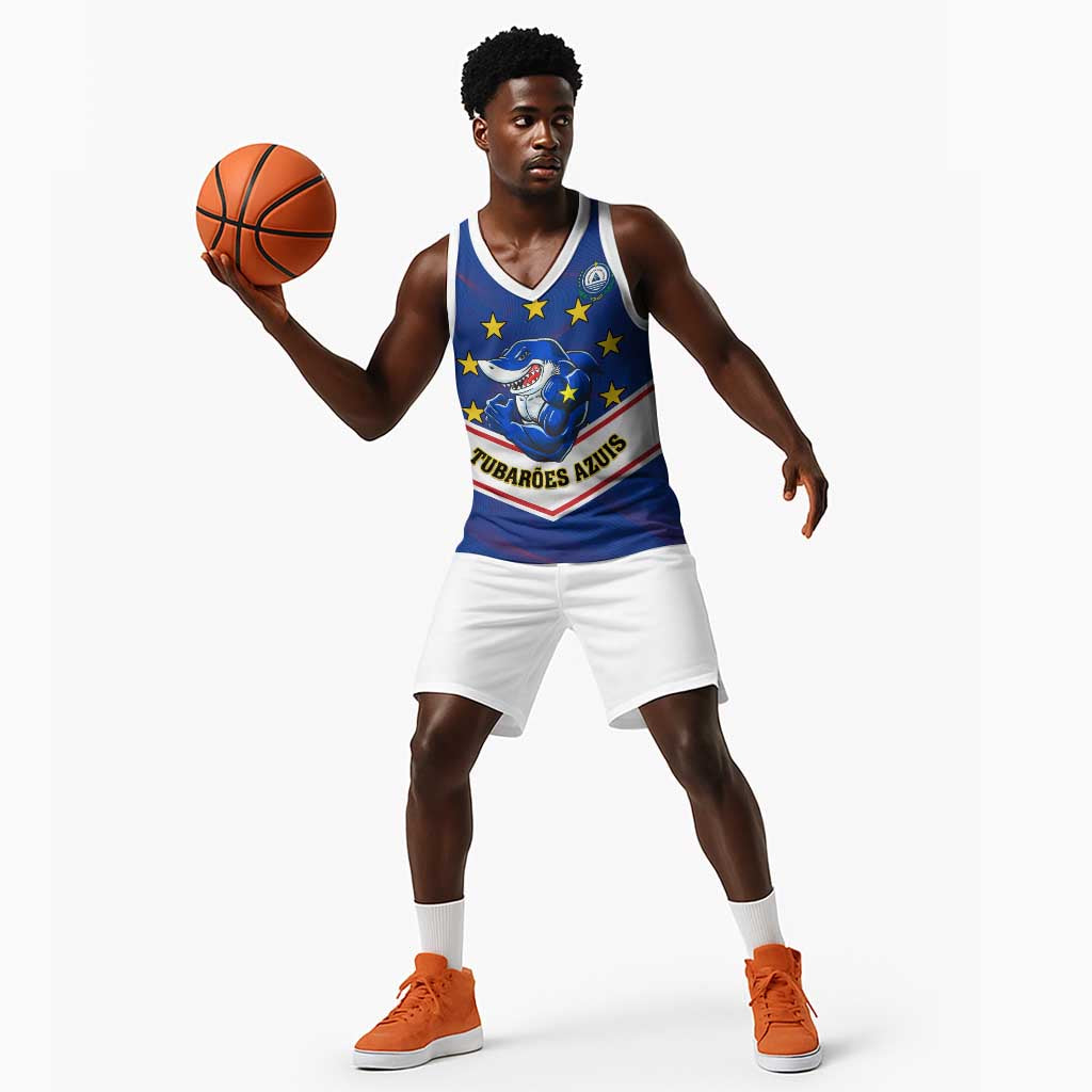 Support the Tubaroes Azuis - Cape Verde Football Basketball Jersey - African Pride