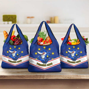 Support the Tubaroes Azuis - Cape Verde Football Grocery Bag