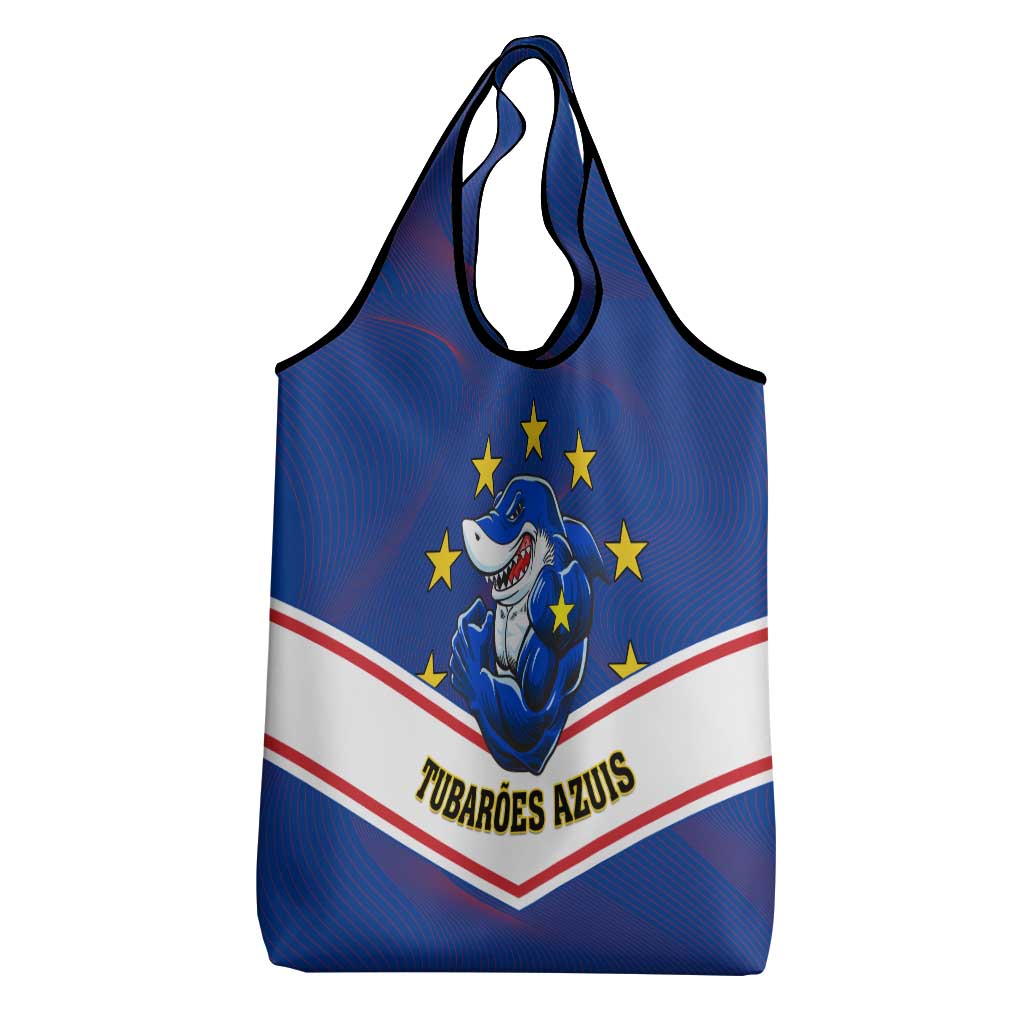 Support the Tubaroes Azuis - Cape Verde Football Grocery Bag