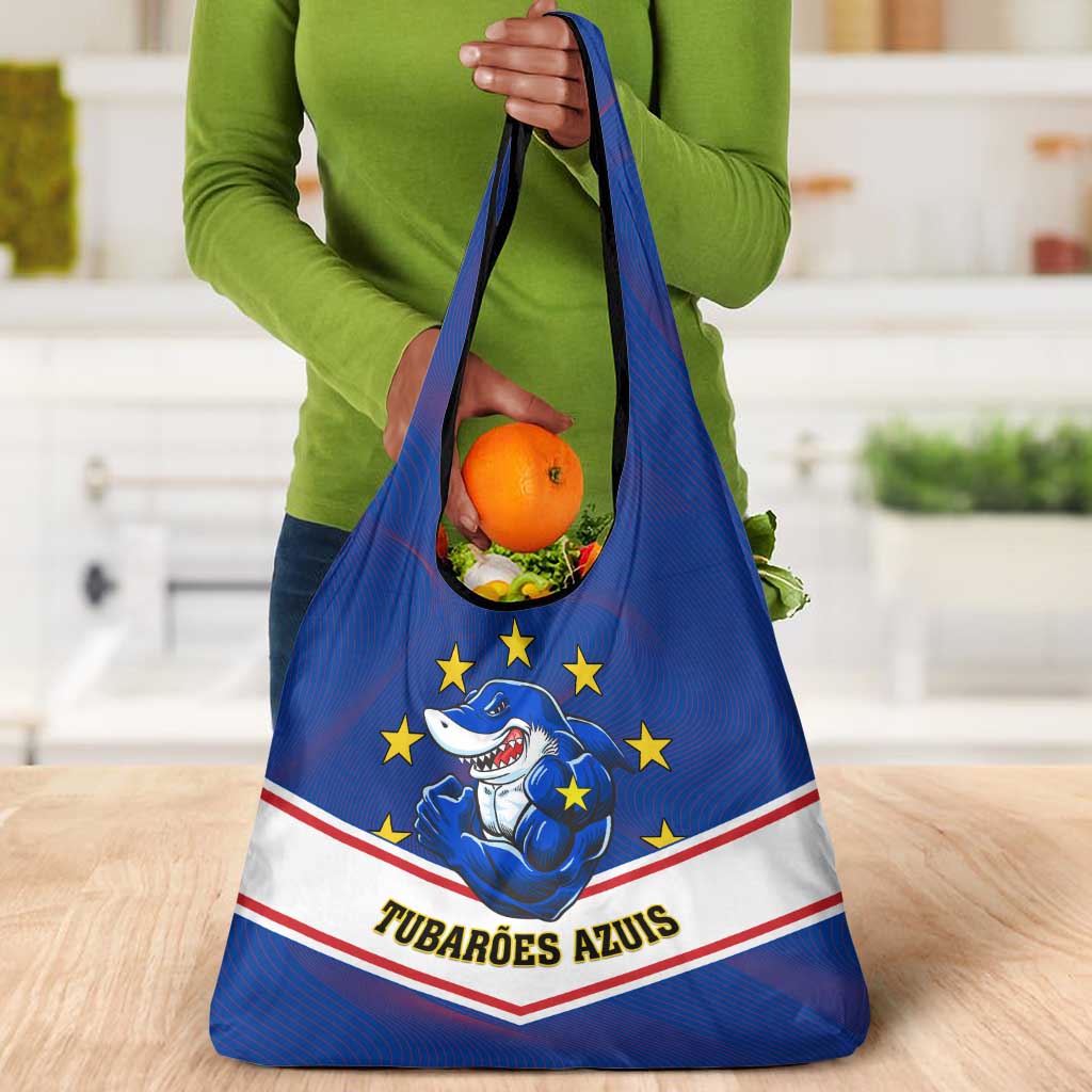 Support the Tubaroes Azuis - Cape Verde Football Grocery Bag
