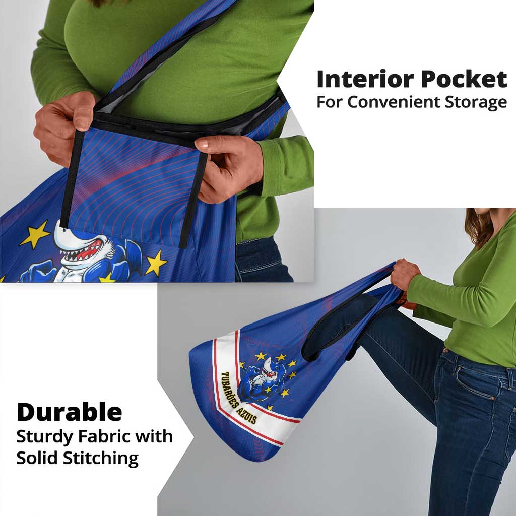 Support the Tubaroes Azuis - Cape Verde Football Grocery Bag