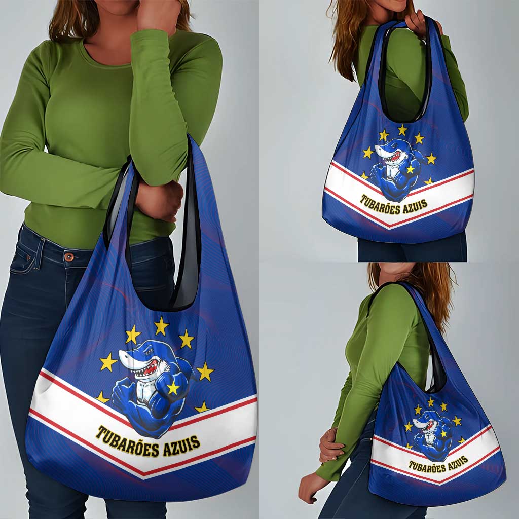 Support the Tubaroes Azuis - Cape Verde Football Grocery Bag
