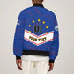 Support the Tubaroes Azuis - Cape Verde Football Sleeve Zip Bomber Jacket