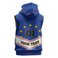 Support the Tubaroes Azuis - Cape Verde Football Sleeveless Hoodie - African Pride