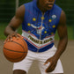 Support the Tubaroes Azuis - Cape Verde Football Sleeveless Zip Hoodie - African Pride