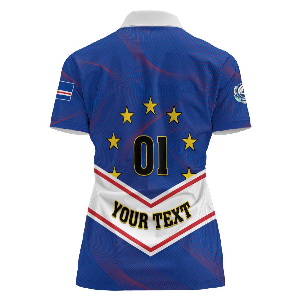 Support the Tubaroes Azuis - Cape Verde Football Women Polo Shirt