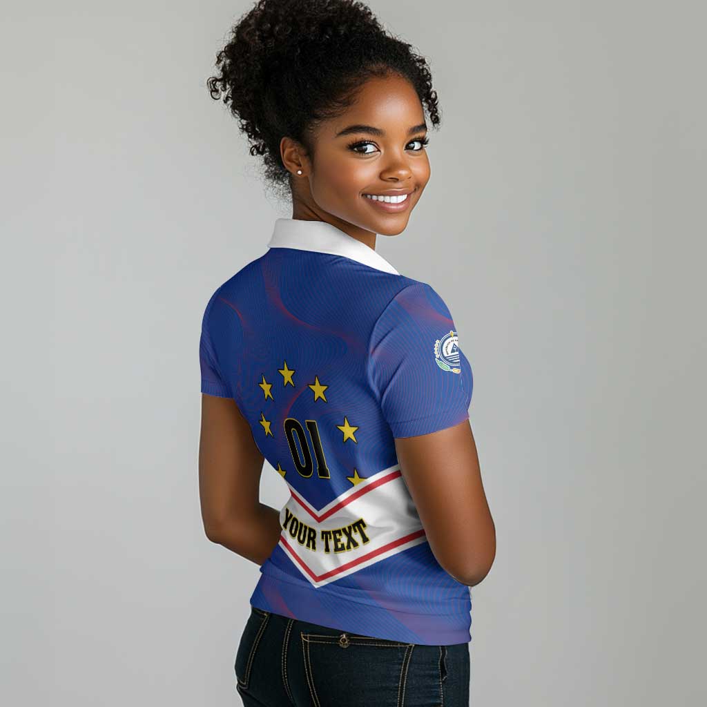 Support the Tubaroes Azuis - Cape Verde Football Women Polo Shirt