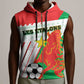 Support Les Etalons - Burkina Faso Football Sleeveless Zip Hoodie - African Pride
