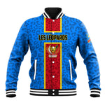 Support Les Leopards - DR Congo Football Baseball Jacket LT01