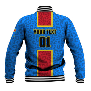 Support Les Leopards - DR Congo Football Baseball Jacket LT01