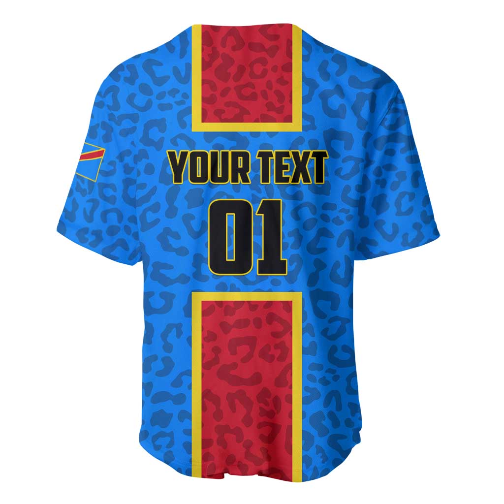 Support Les Leopards - DR Congo Football Baseball Jersey