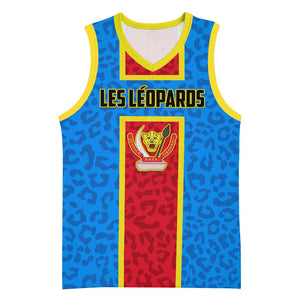 Support Les Leopards - DR Congo Football Basketball Jersey - African Pride