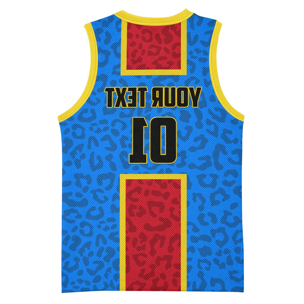 Support Les Leopards - DR Congo Football Basketball Jersey - African Pride