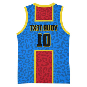 Support Les Leopards - DR Congo Football Basketball Jersey - African Pride