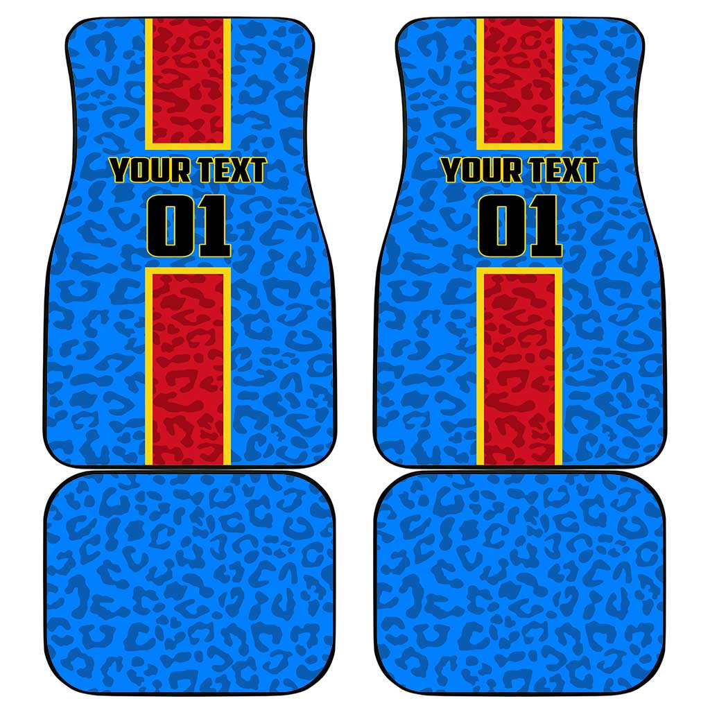 Support Les Leopards - DR Congo Football Car Mats
