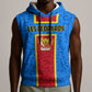 Support Les Leopards - DR Congo Football Sleeveless Hoodie - African Pride