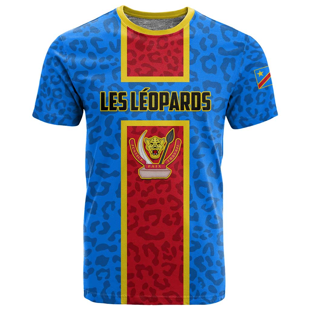 Support Les Leopards - DR Congo Football T shirt