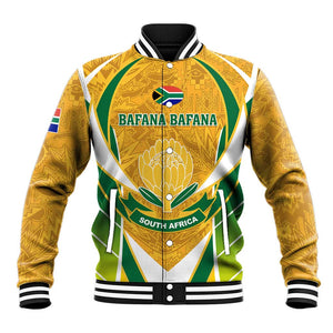 Support Bafana Bafana - South Africa Soccer Baseball Jacket LT01