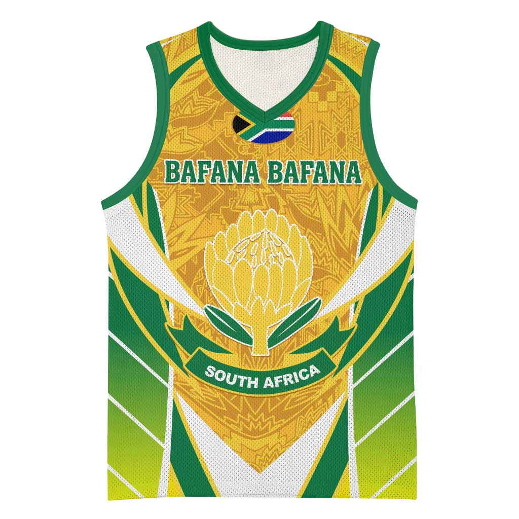 Support Bafana Bafana - South Africa Soccer Basketball Jersey - African Pride