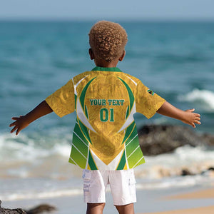 Support Bafana Bafana - South Africa Soccer Kid Hawaiian Shirt