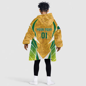 Support Bafana Bafana - South Africa Soccer KId Wearable Blanket Hoodie