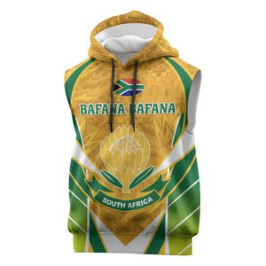 Support Bafana Bafana - South Africa Soccer Sleeveless Hoodie - African Pride