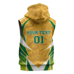 Support Bafana Bafana - South Africa Soccer Sleeveless Hoodie - African Pride