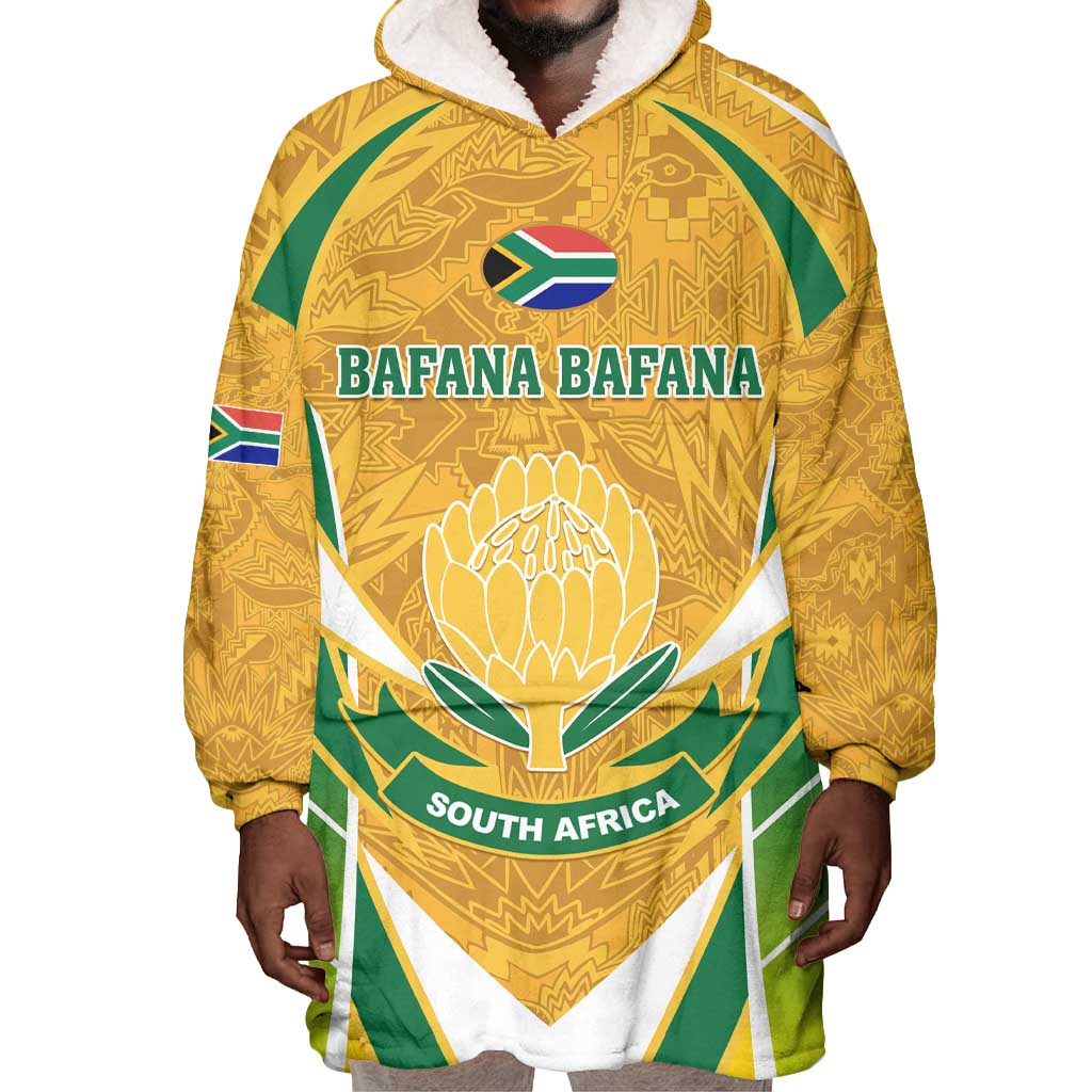 Support Bafana Bafana - South Africa Soccer Wearable Blanket Hoodie