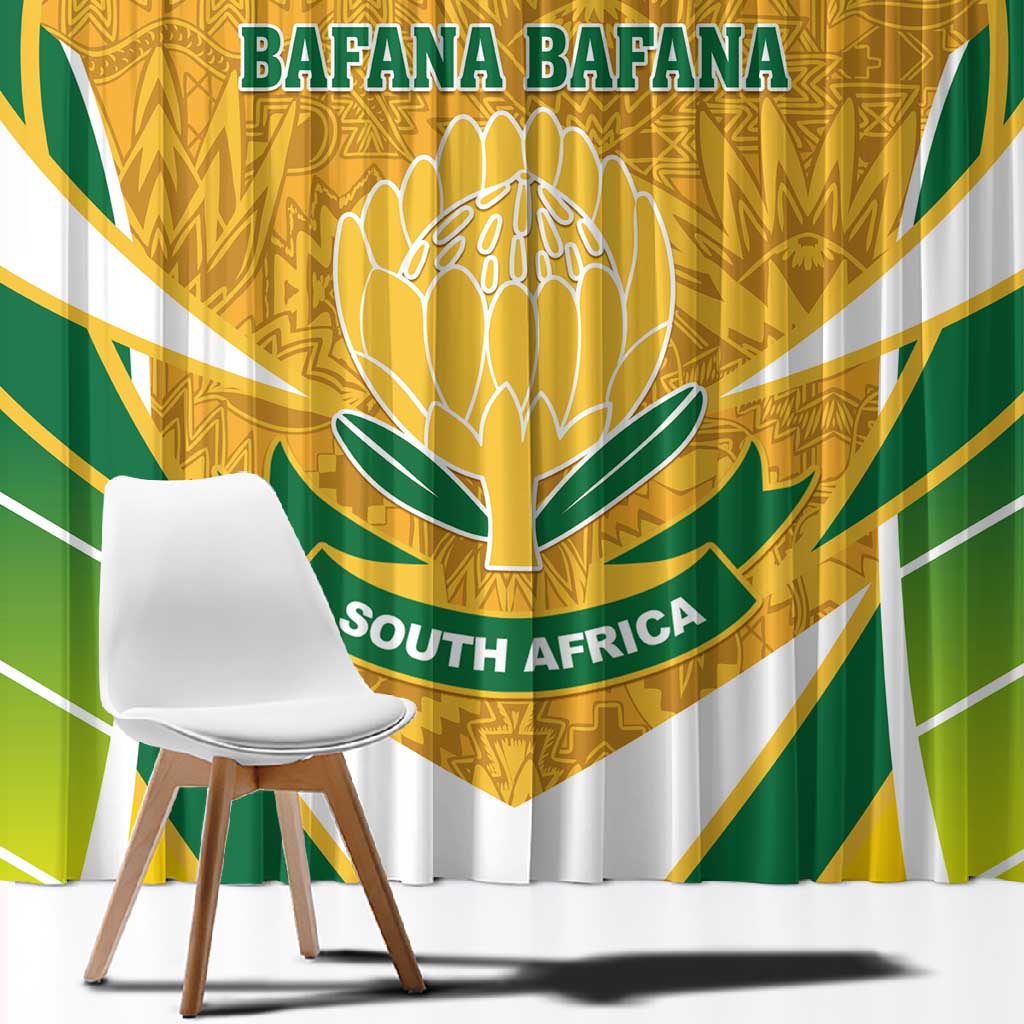 Support Bafana Bafana - South Africa Soccer Window Curtain
