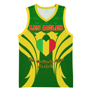 Support Les Aigles Du Mali - Mali Football Basketball Jersey - African Pride